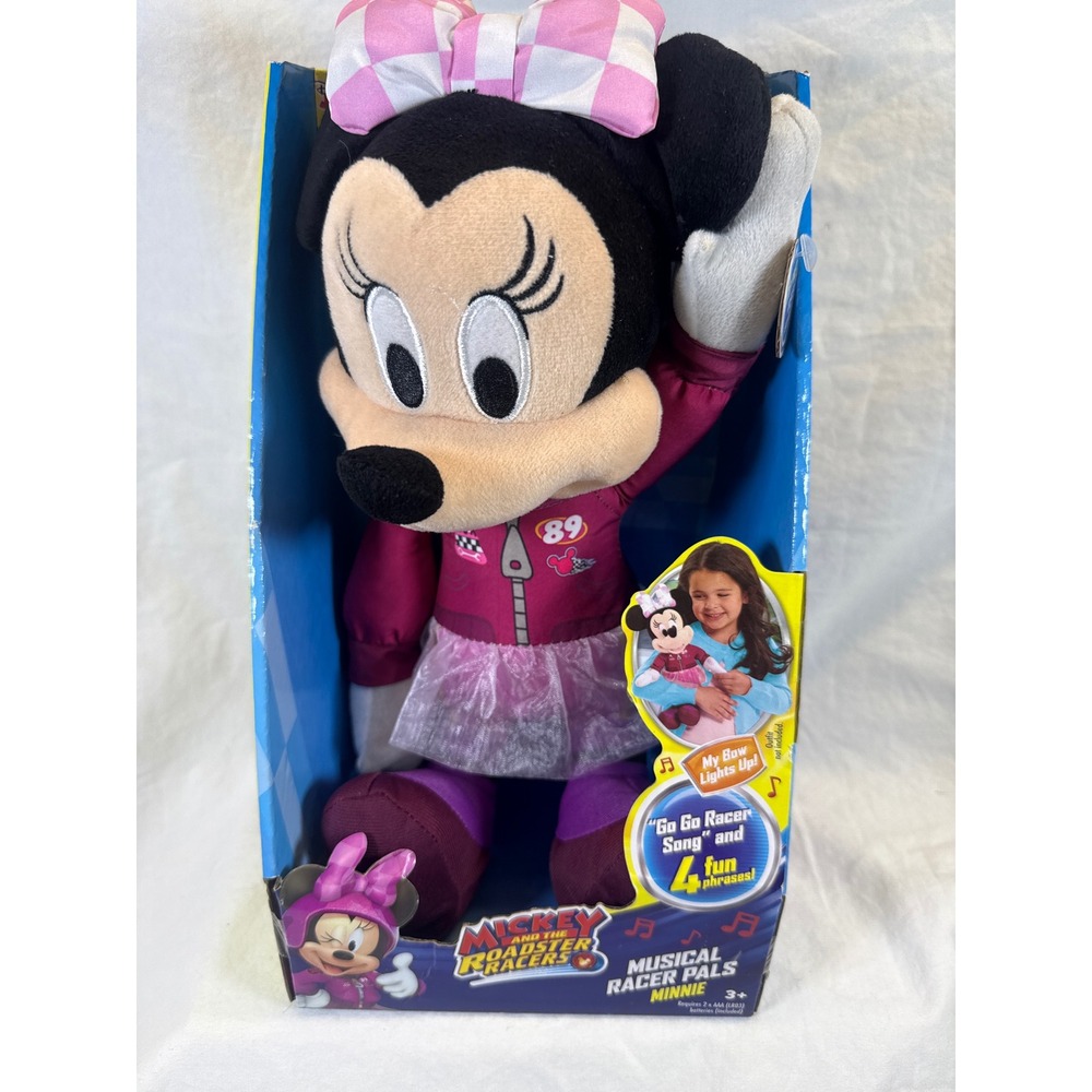 Disney Mickey and the Roadster Racers Musical Racer Pals Minnie Mouse Plush Toy